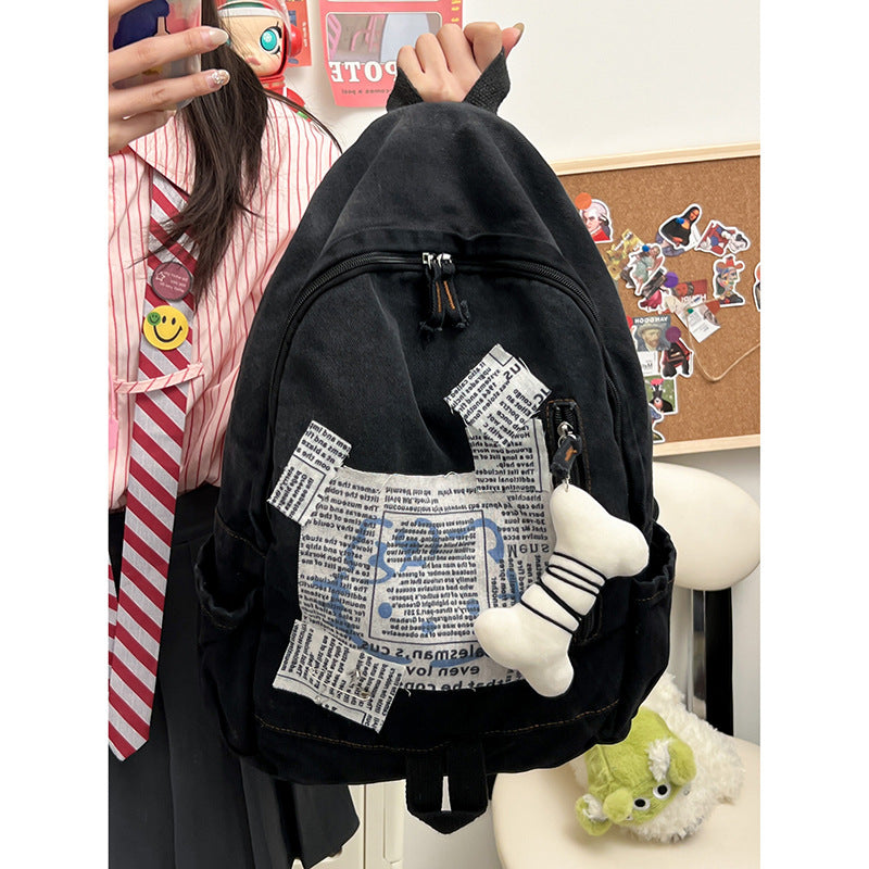 Künstlerischer Multi-Taschen-Schulranzen Brehn