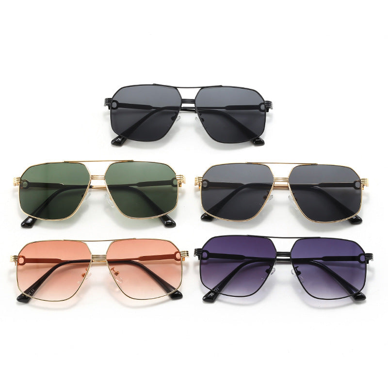 Damen stylische oversized Sonnenbrille mit diamantförmigem Rahmen Brehn