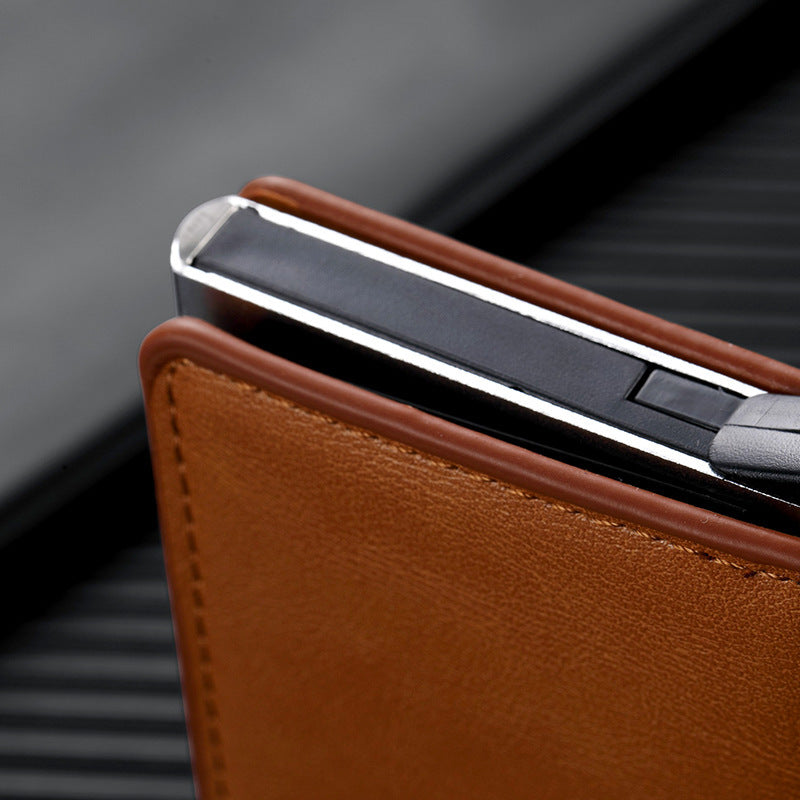 Premium Leder Visitenkartenhalter Brehn