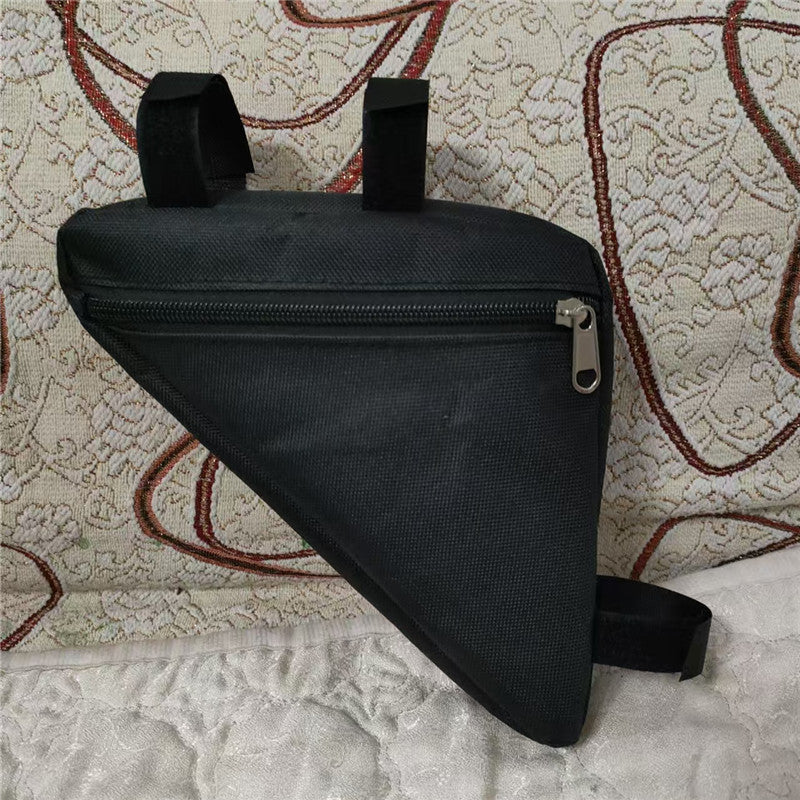 dreieckige Fahrradtaschenaufbewahrungstasche aus wasserabweisendem Oxford-Stoff mit zippered Werkzeugtasche Brehn