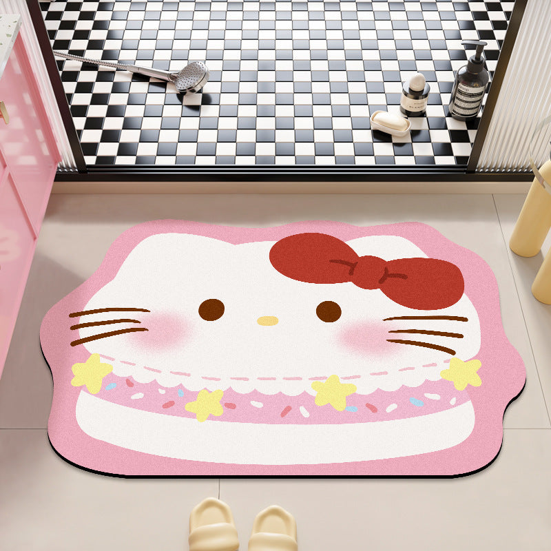 Hallo Kitty Themenweiche Badezimmermatte