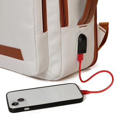 Eleganter Strukturierter Laptop-Rucksack Brehn