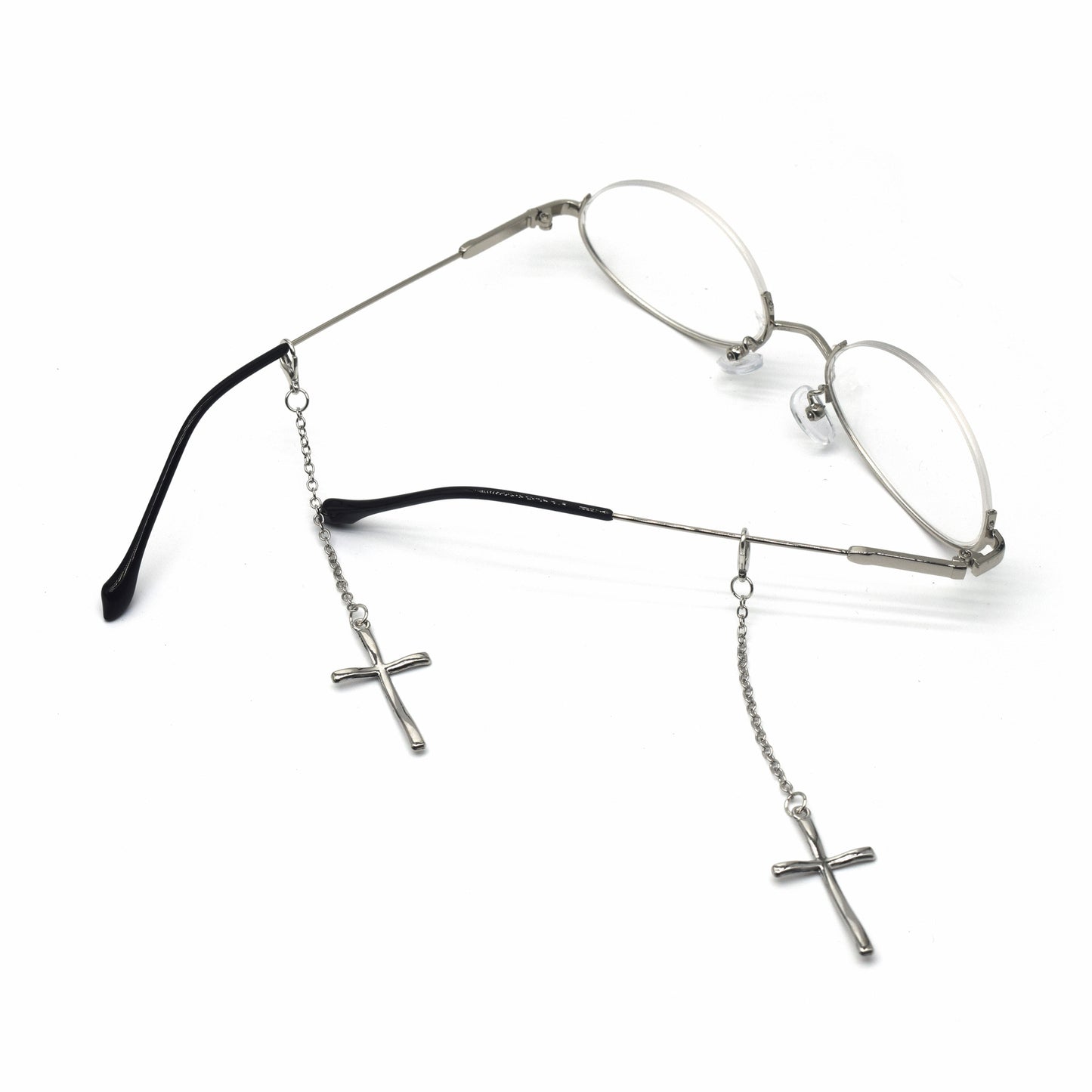 Eleganter Kreuz-Design Ketten-Brillenhalter Brehn