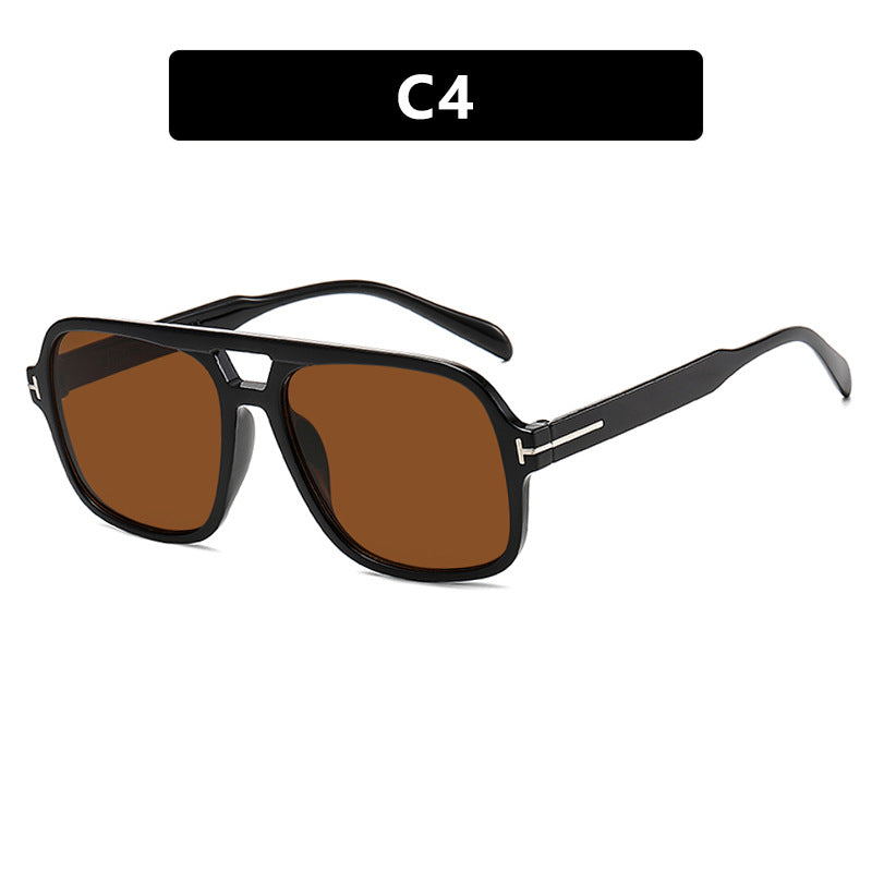 Damen Sonnenbrille im markanten, kantigen Design mit UV-Schutz Brehn