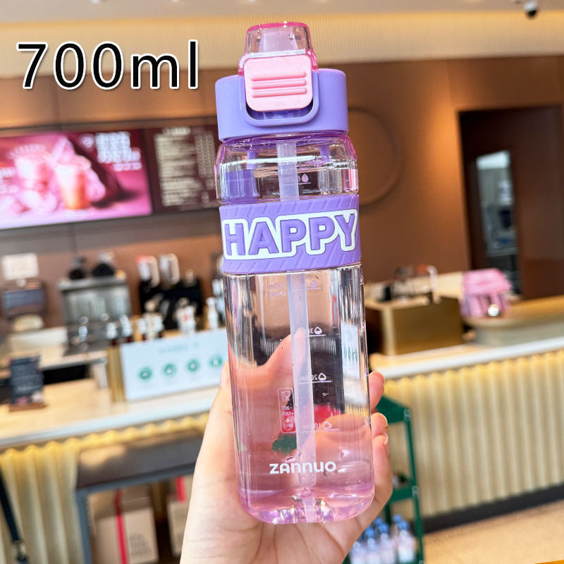 Damen Auslaufsichere Trinkflasche mit integrierter Messskala und sicherem Deckel Brehn