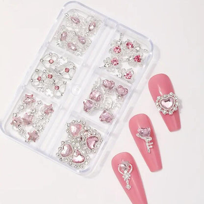 Dekorative Nagel Charms Set