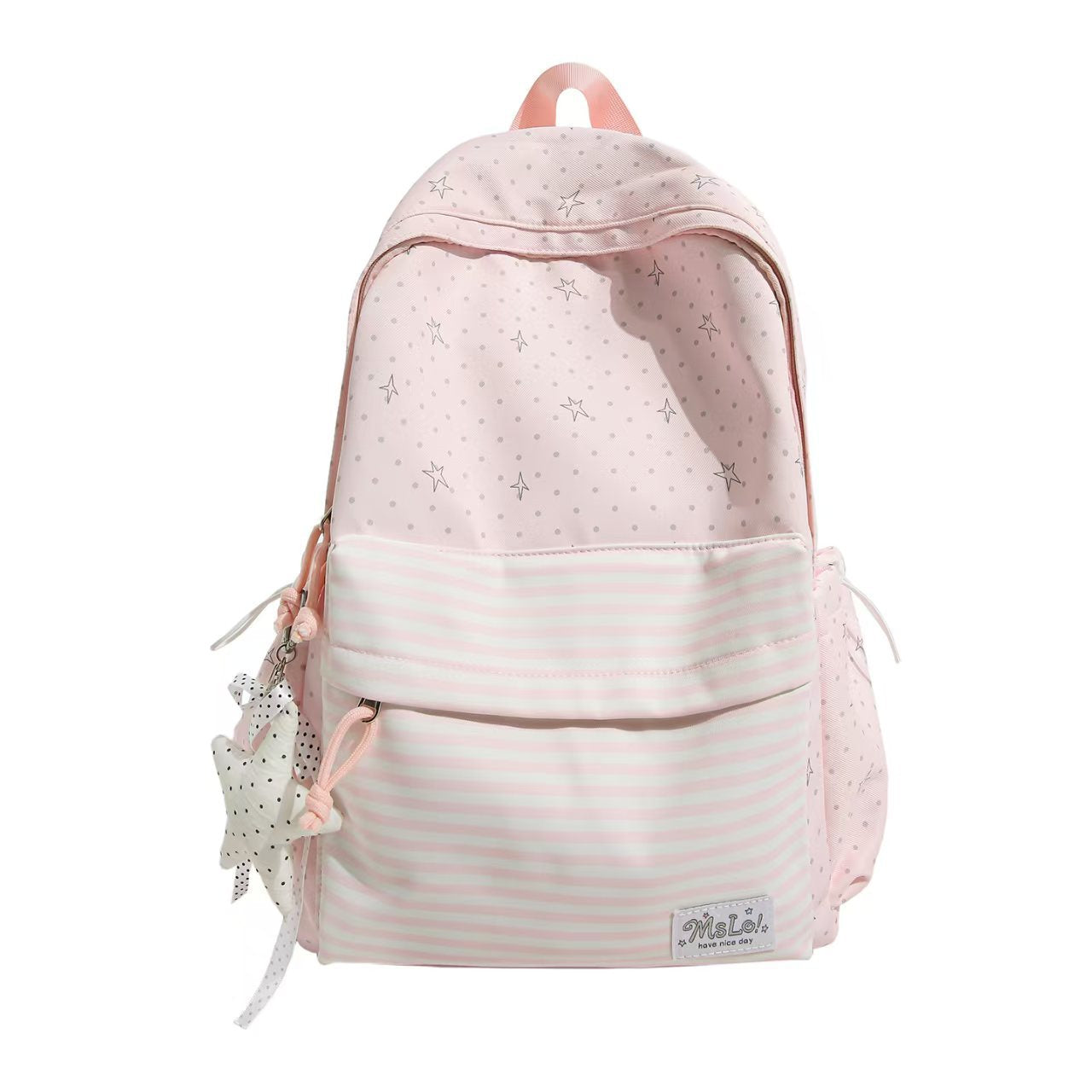 Stylischer Mehrfach-Taschen Schulrucksack Brehn