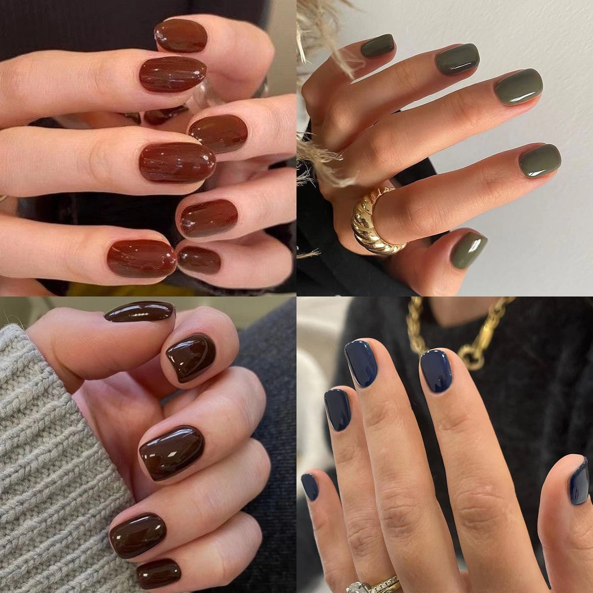 Elegante Nagelkunst mit Glanzfinish Brehn