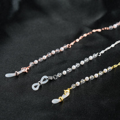 Eleganter Perlenkette Brillenhalter Brehn