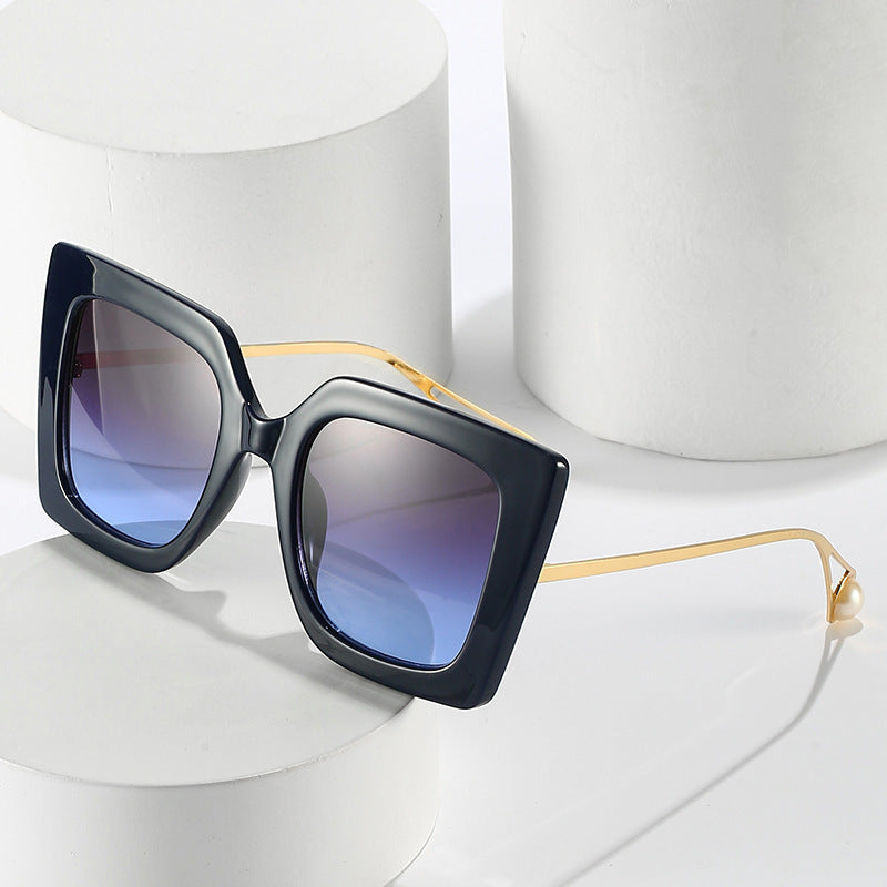 Oversized Geometrische Mode Sonnenbrille Brehn