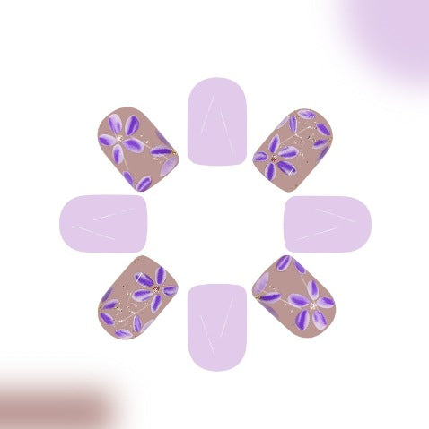 Floral Gel Nagelkunst Brehn