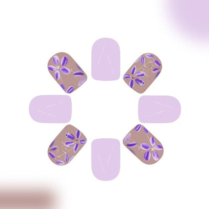 Floral Gel Nagelkunst Brehn