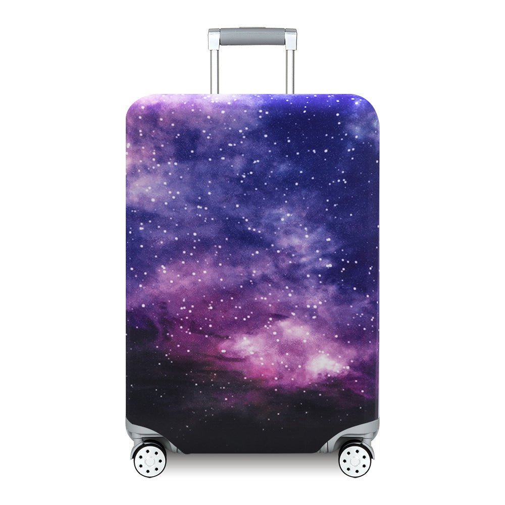 Unisex nan Kinder Kofferhülle für Hartschalenkoffer mit lustigem Weltraumdesign aus elastischem Polyester-Spandex Brehn