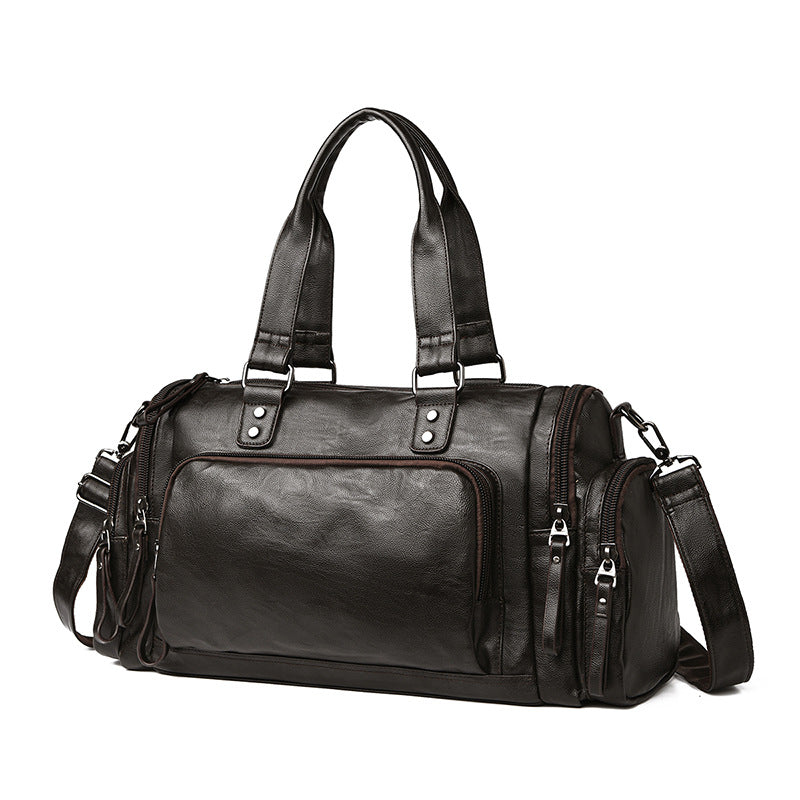 Premium Leder Reise Duffle Bag Brehn