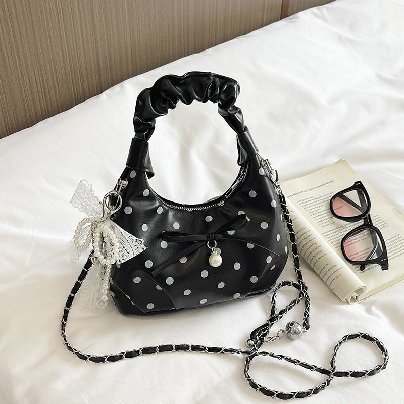 WoChic Punktmuster Handtasche Brehn