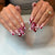 Elegante florale Nagelverlängerungen Brehn