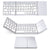 Faltbares kabelloses Tastatur- und Maus-Set Brehn