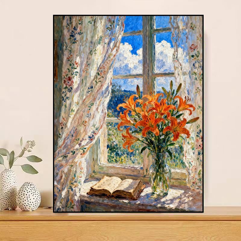 Vintage Floral Leinwand Druck Brehn