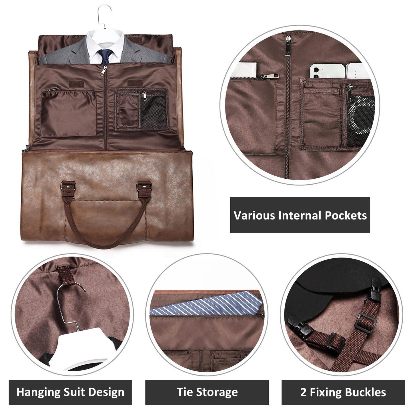 Elegante Reise- und Anzugtasche Brehn