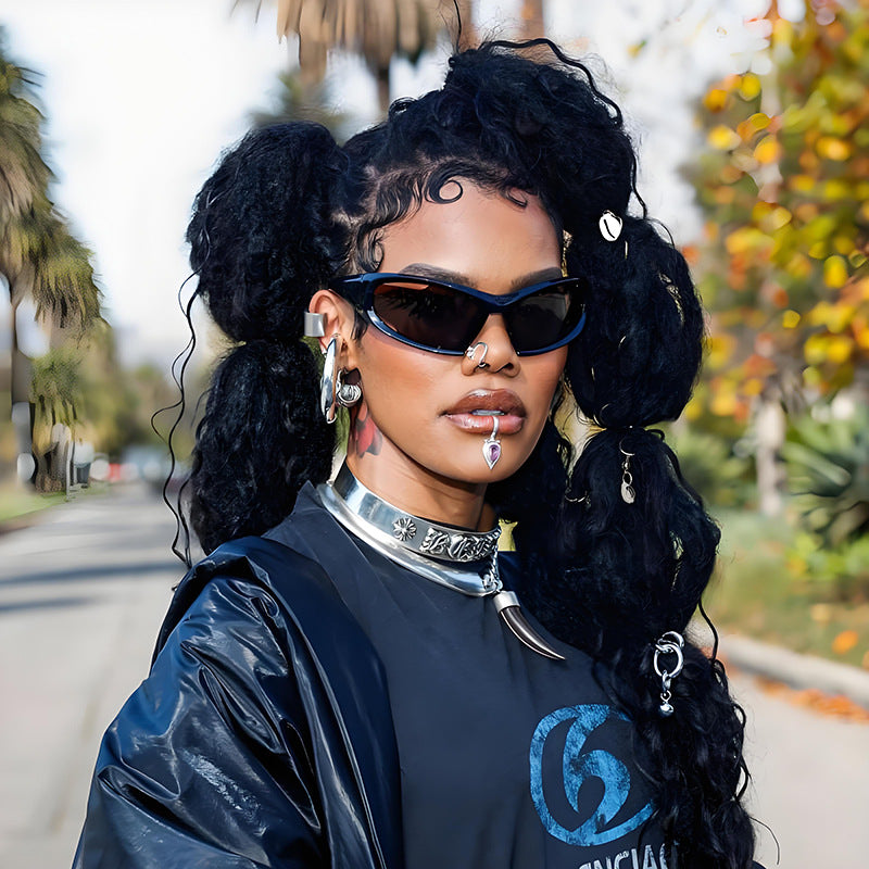 Damen Sportliche Sonnenbrille mit ergonomischem Design und schützenden Gläsern Brehn