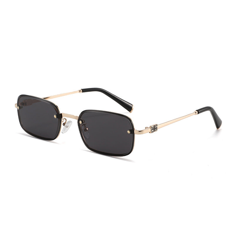 Damen Sonnenbrille mit elegantem, rechteckigem Rahmen und polarisierenden Gläsern Brehn