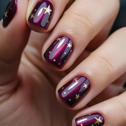 Sternenhimmel-Nageldesign Brehn