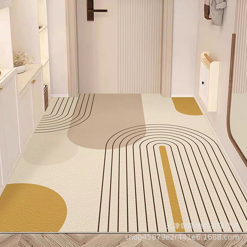 Abstrakter geometrischer gemusterter Bereichsteppich
