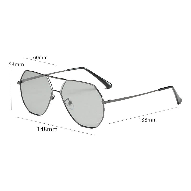 Modische sechseckige Sonnenbrille Brehn