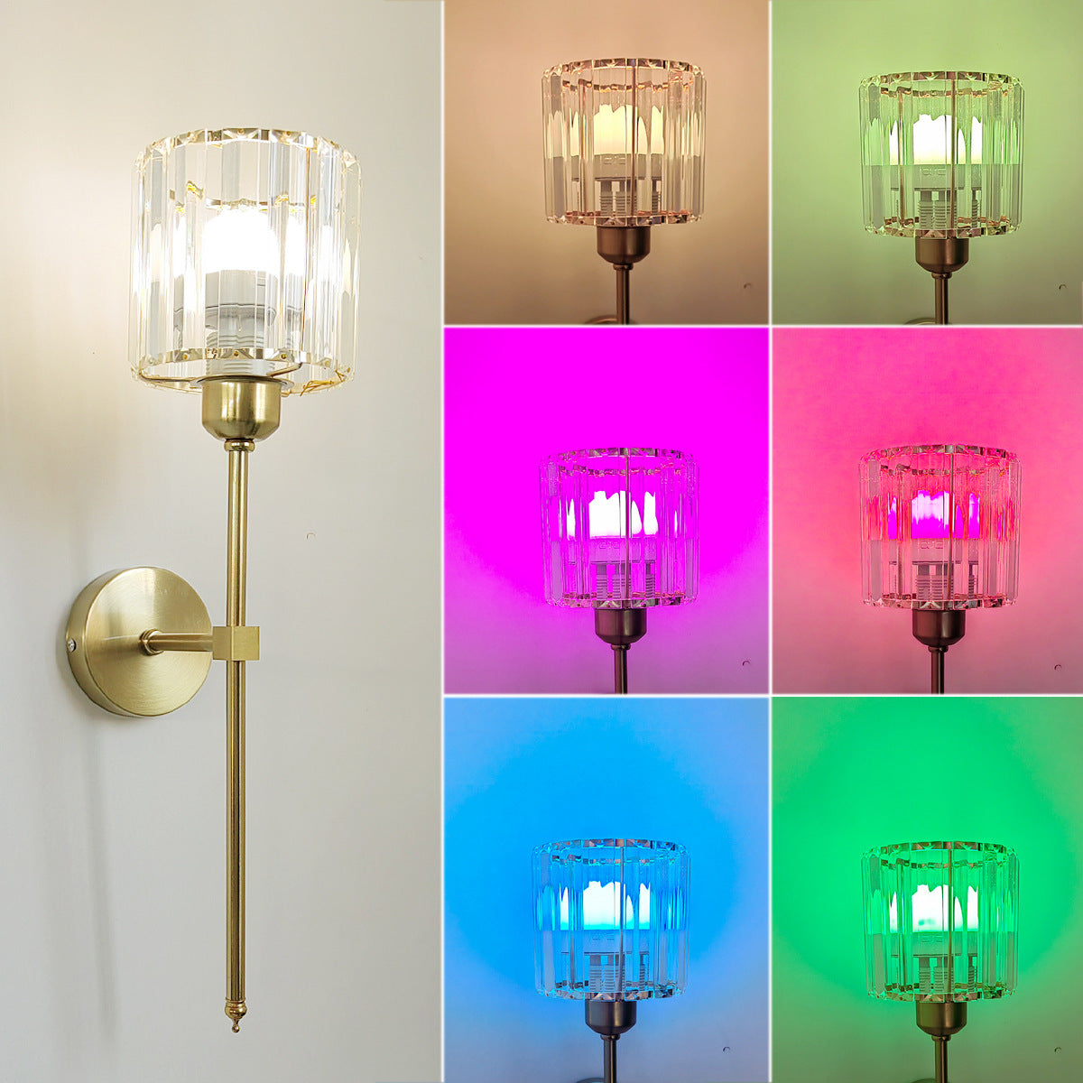 Elegante Wandleuchte