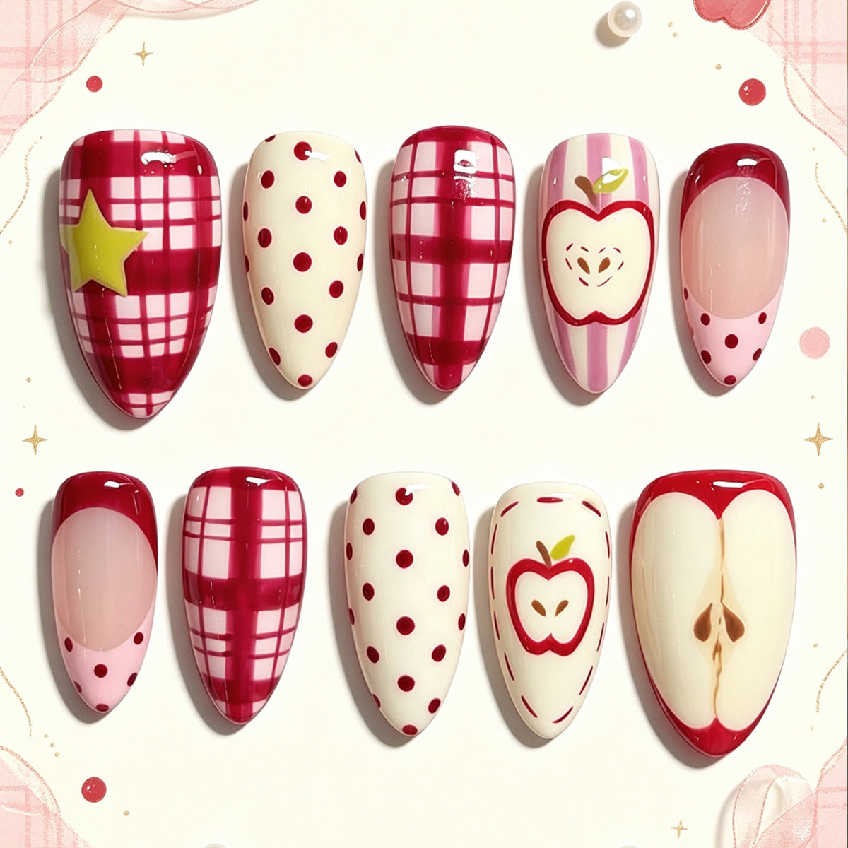 Kunstvolle Nagelkunst-Set Brehn