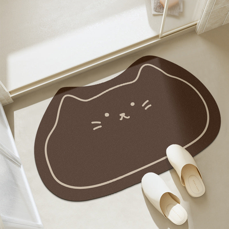 Katzen-Themen-Badmatte
