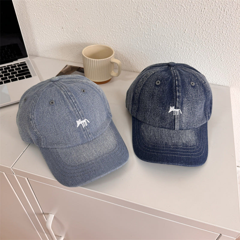 Herren Freizeit Grafik Denim Baseballmütze Brehn