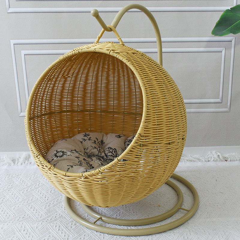Hängender Rattan-Schaukelstuhl Brehn