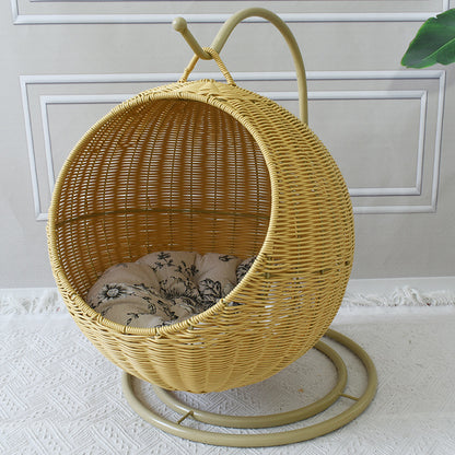 Hängender Rattan-Schaukelstuhl Brehn
