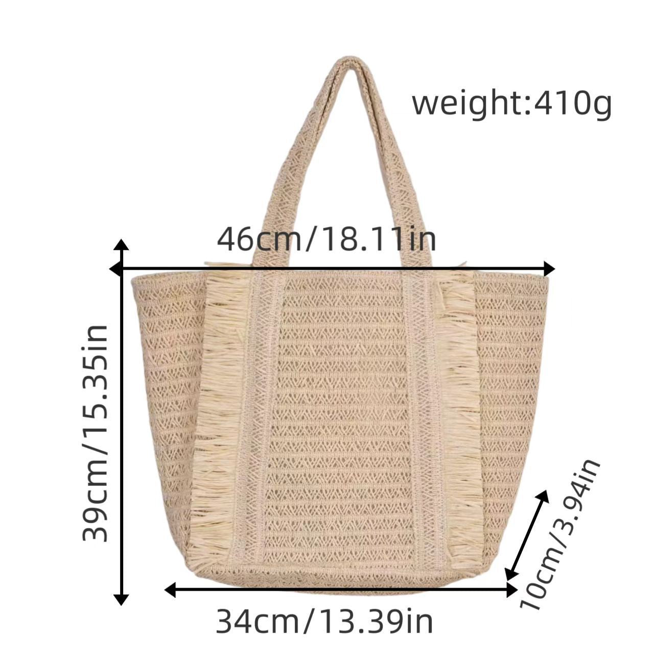 Strandtasche Aus Geflochtenem Naturmaterial Brehn