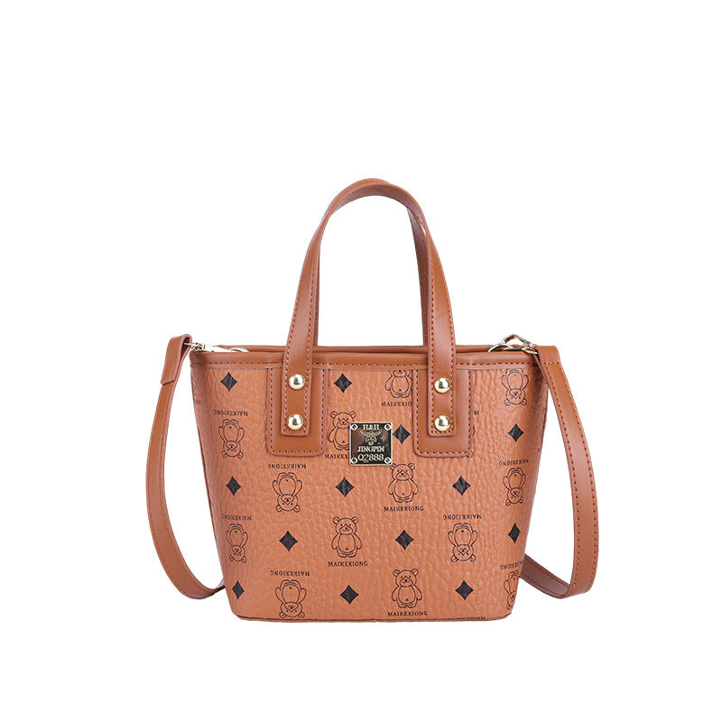 Süße Tierdruck-Handtasche Brehn