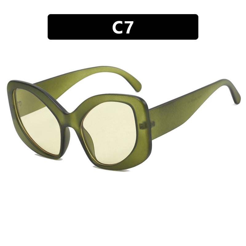 Damen elegante Oversized-Sonnenbrille mit markantem Design Brehn