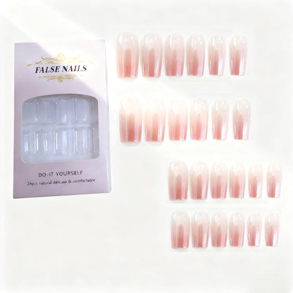 Glänzende Ombre-Nagelverzierungen Brehn