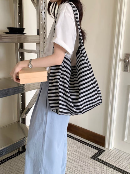 Lässige weiche Stoff Hobo Tasche