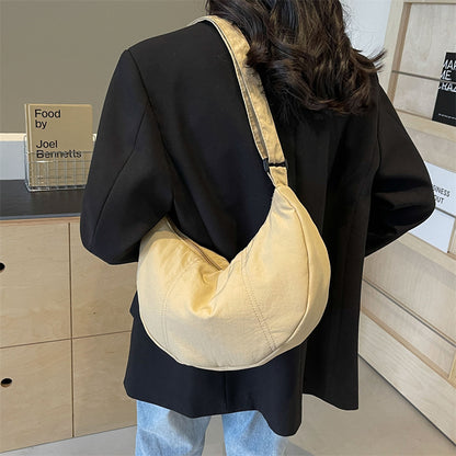 Weiches Stoff Hobo Schultertasche