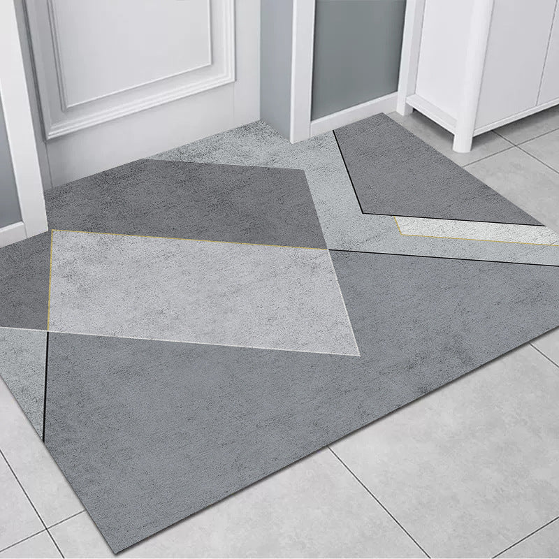 Geometrisch gemusterte Teppichmatte Brehn