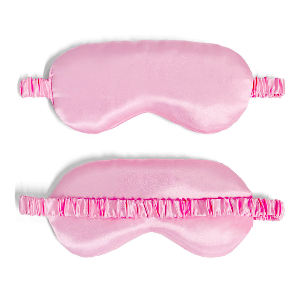 Damen nan ergonomische seidenähnliche Schlafmaske mit gepolstertem Nasensteg und elastischem Riemen Brehn