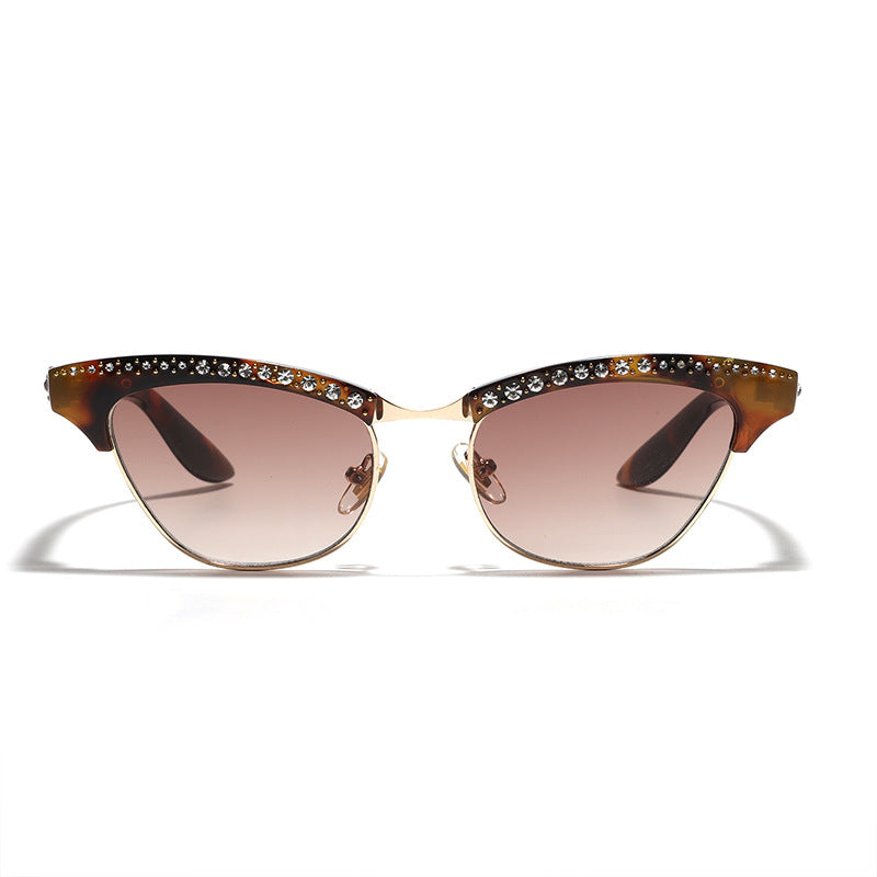 Damen Katzenaugen Brille mit eleganten Glitzerdetails Brehn