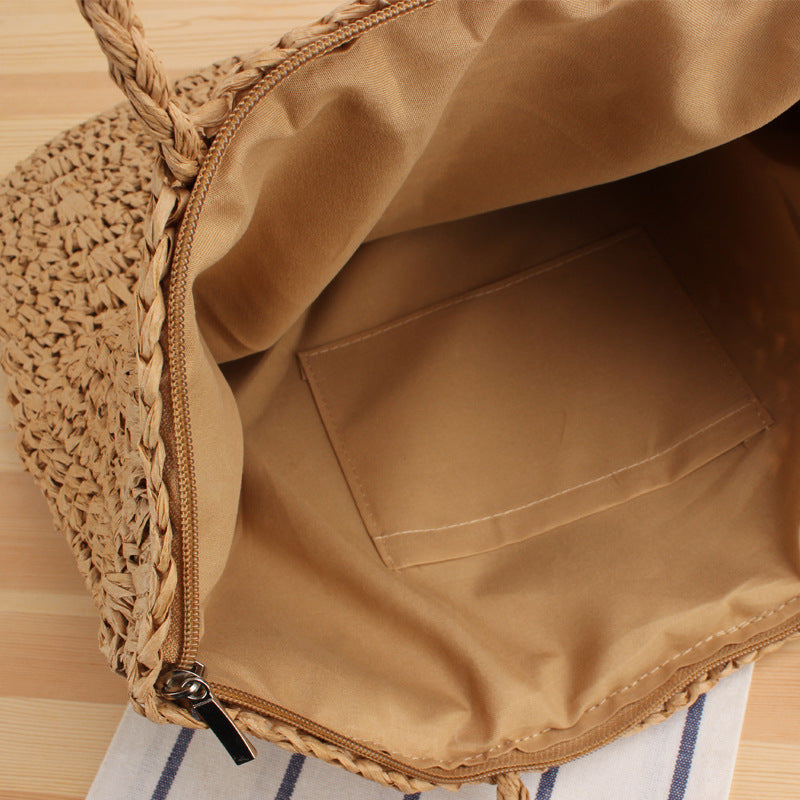 Handgeknüpfte Basttasche Brehn