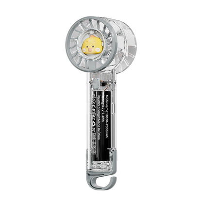 Damen tragbarer Mini-Handventilator mit LED-Stimmungslicht Brehn