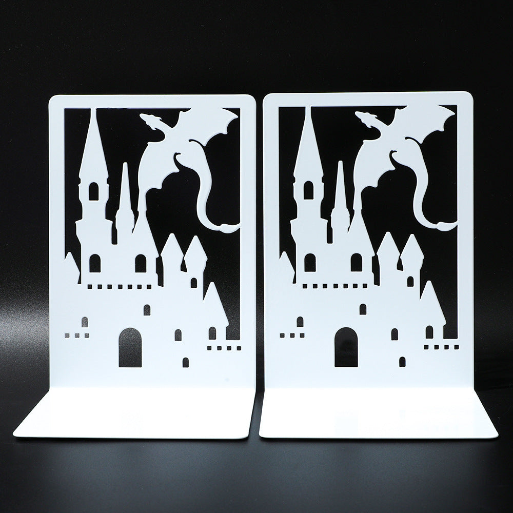 Fantasy-Schloss-Themen Dekorative Buchstützen