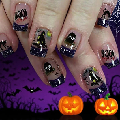 Themen Halloween Nagel Kunst Erweiterungen Brehn
