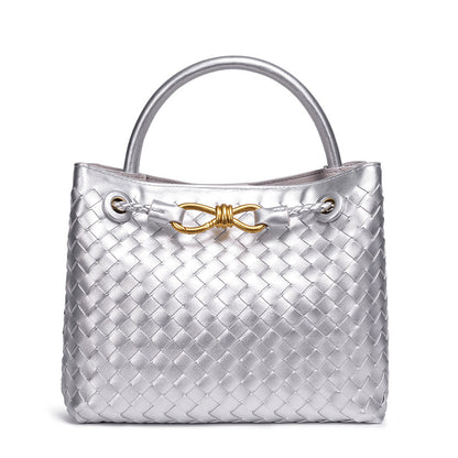 Woven Leather Tote Bag Brehn