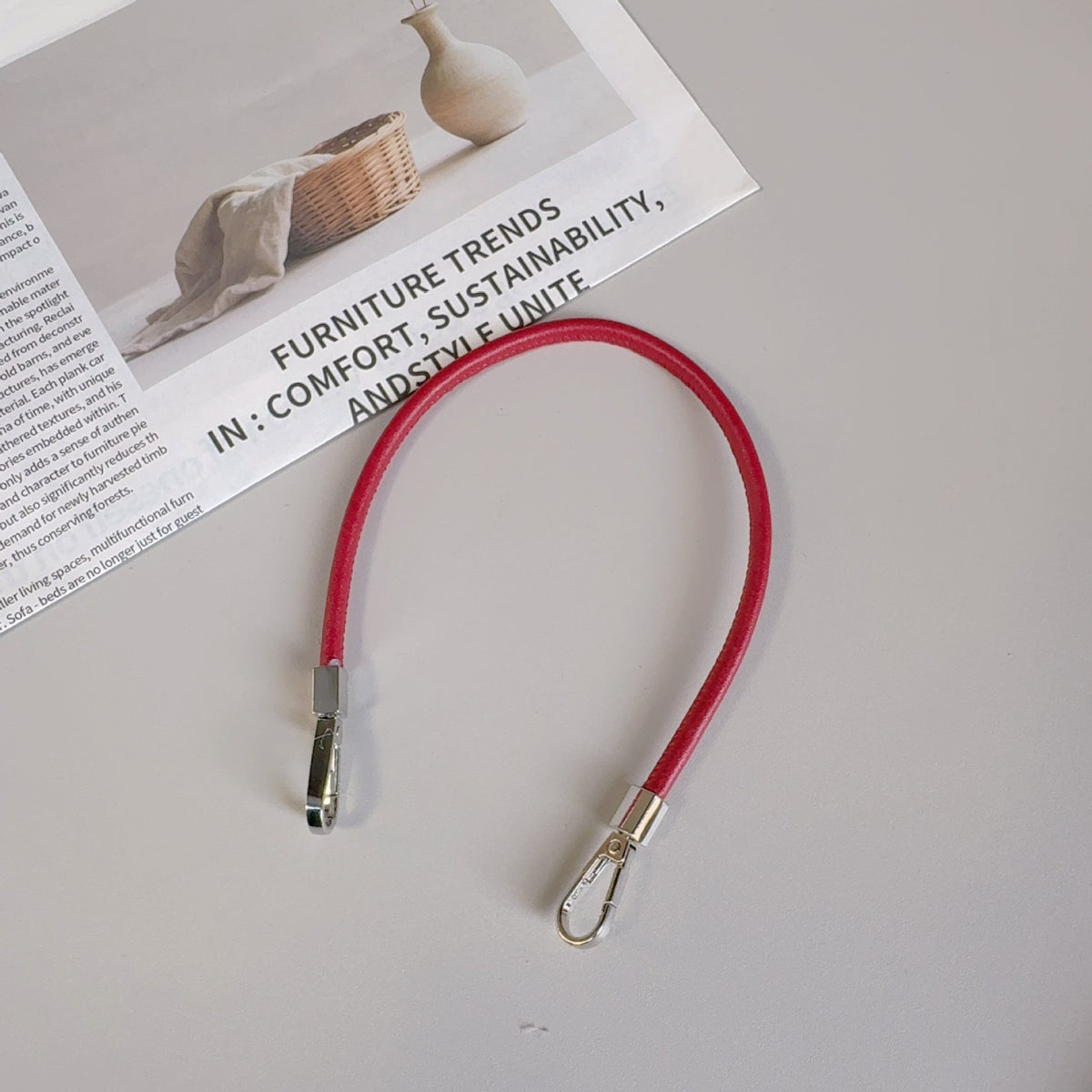 Stylische Leder-Handyband Brehn