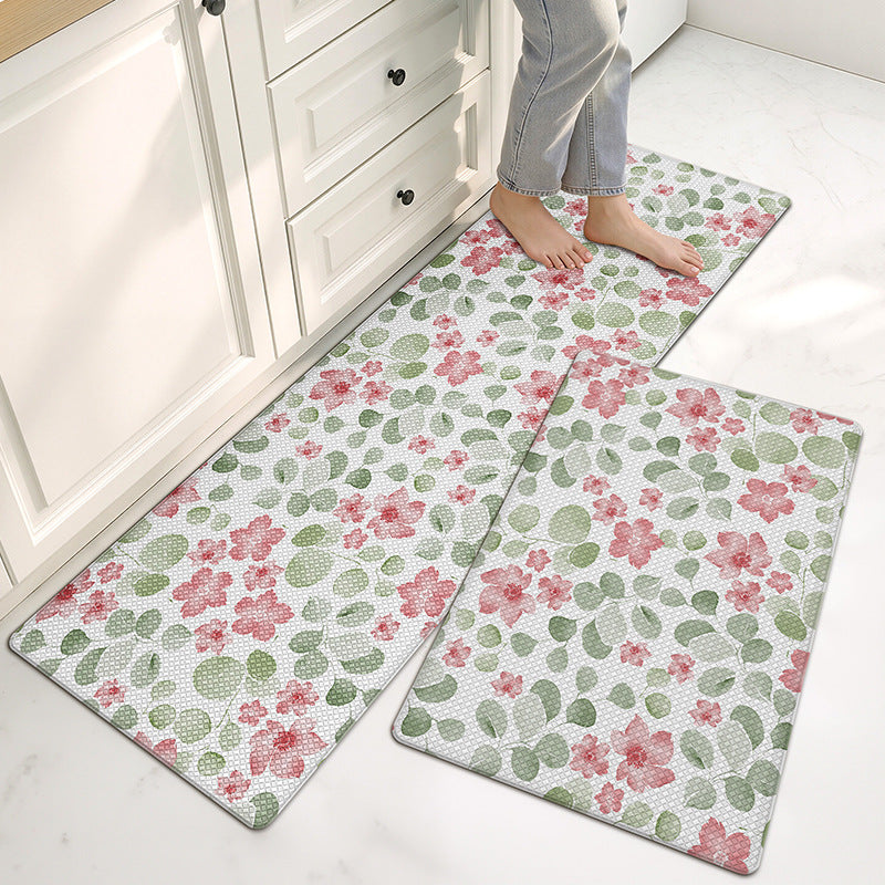 Floral Pattern Küchen Komfortmatten Set Brehn